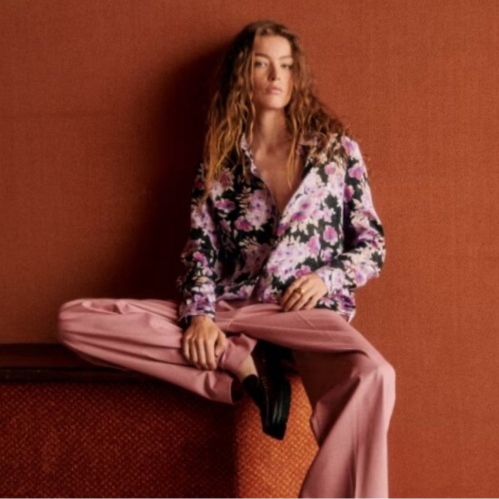 Sezane Ann Shirt Mini Flowers - Picture 3 of 6